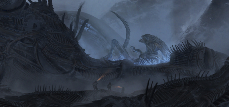 Illustration for article titled Aliens vs Dude Who Is About To Get Eaten